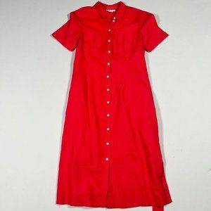 Boden Red Midi Dress